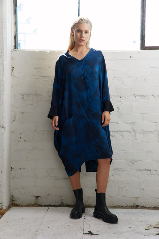 Harper Dress - Egyptian Blue