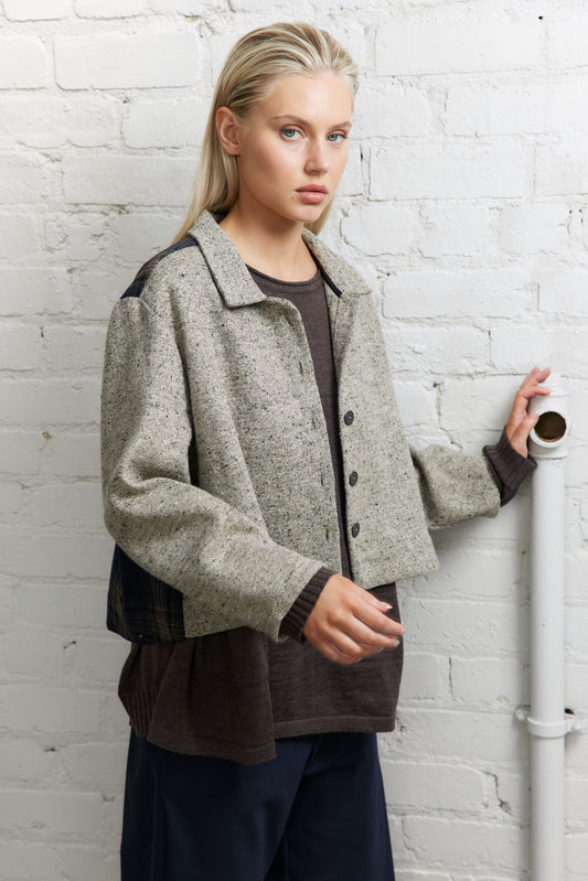 Clementine Jacket - Marle/Check