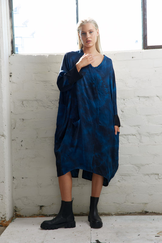 Harper Dress - Egyptian Blue