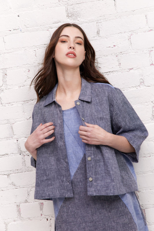 Hannah Top - Chambray