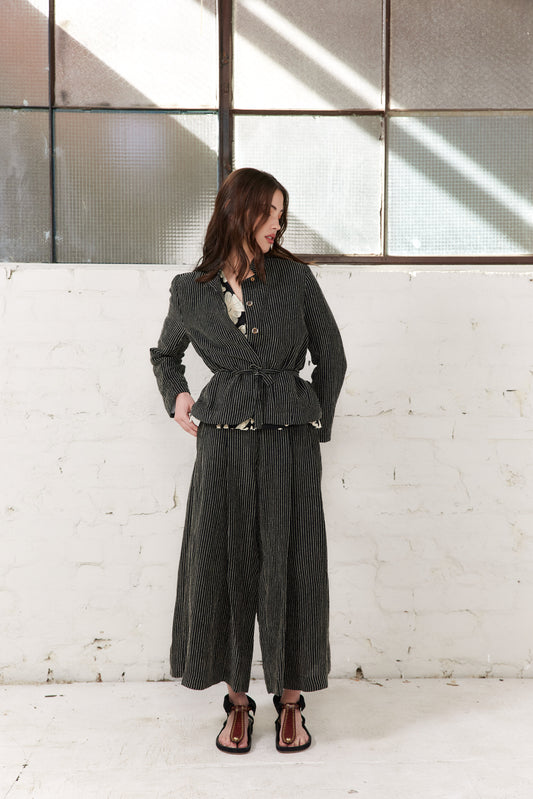 Claudia Jacket - Black Stripe