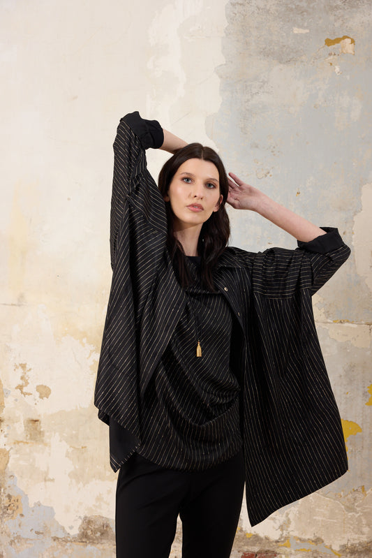 Delphine Shirt - Pinstripe