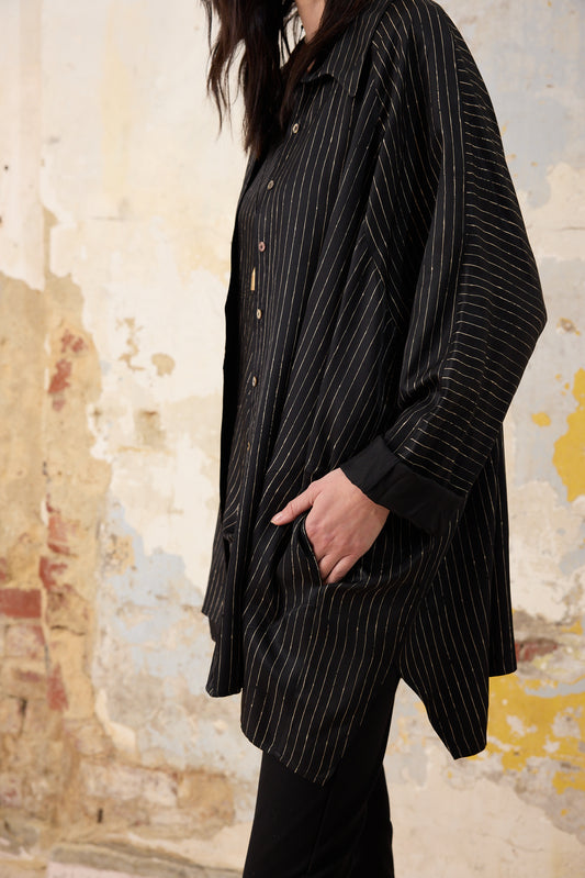 Delphine Shirt - Pinstripe