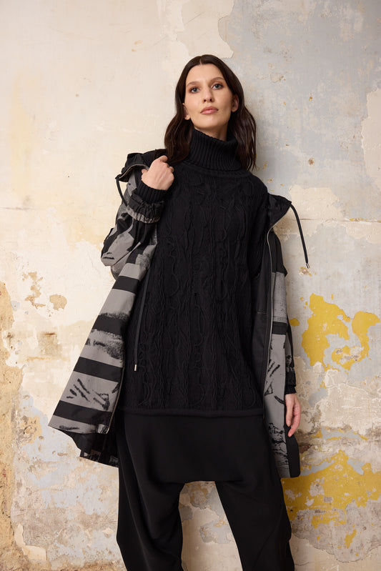 Quinn Knit - Black 3D