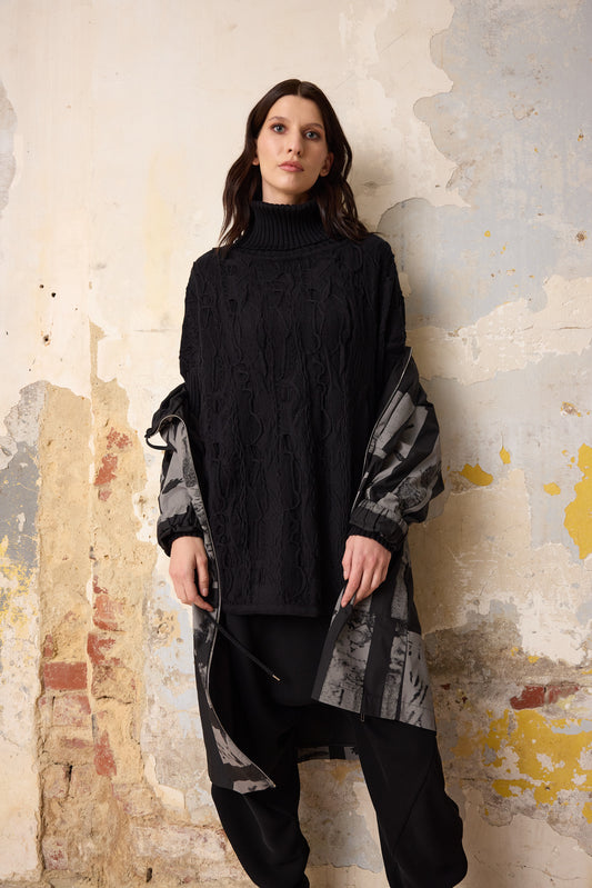 Quinn Knit - Black 3D