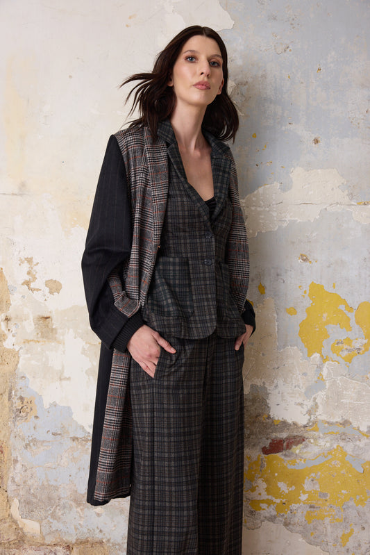 Connor Pant - Wood Check