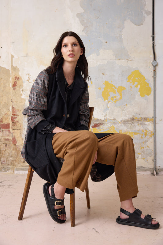 Connor Pant - Tobacco Wool