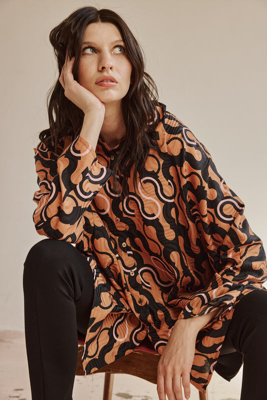 Delphine Shirt - Mod Jacquard