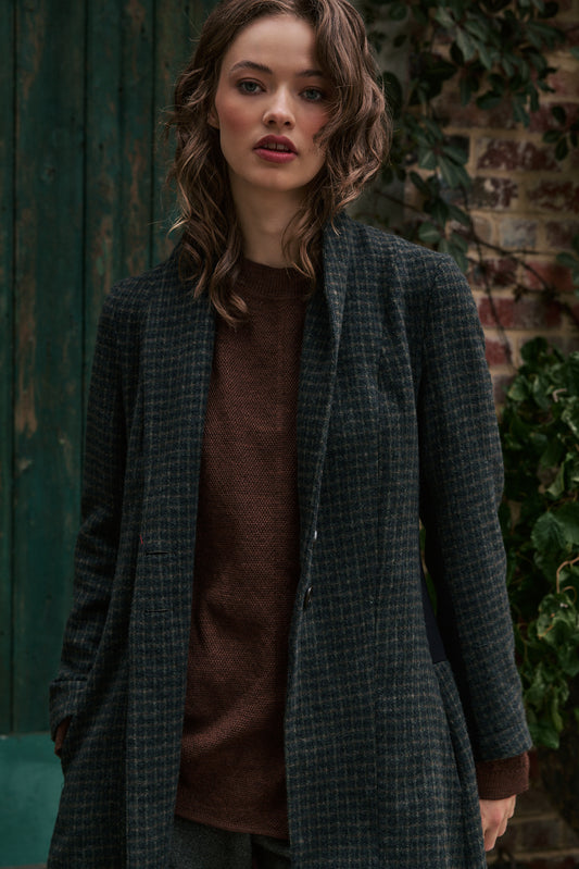 MEGAN COAT - SHADOW CHECK