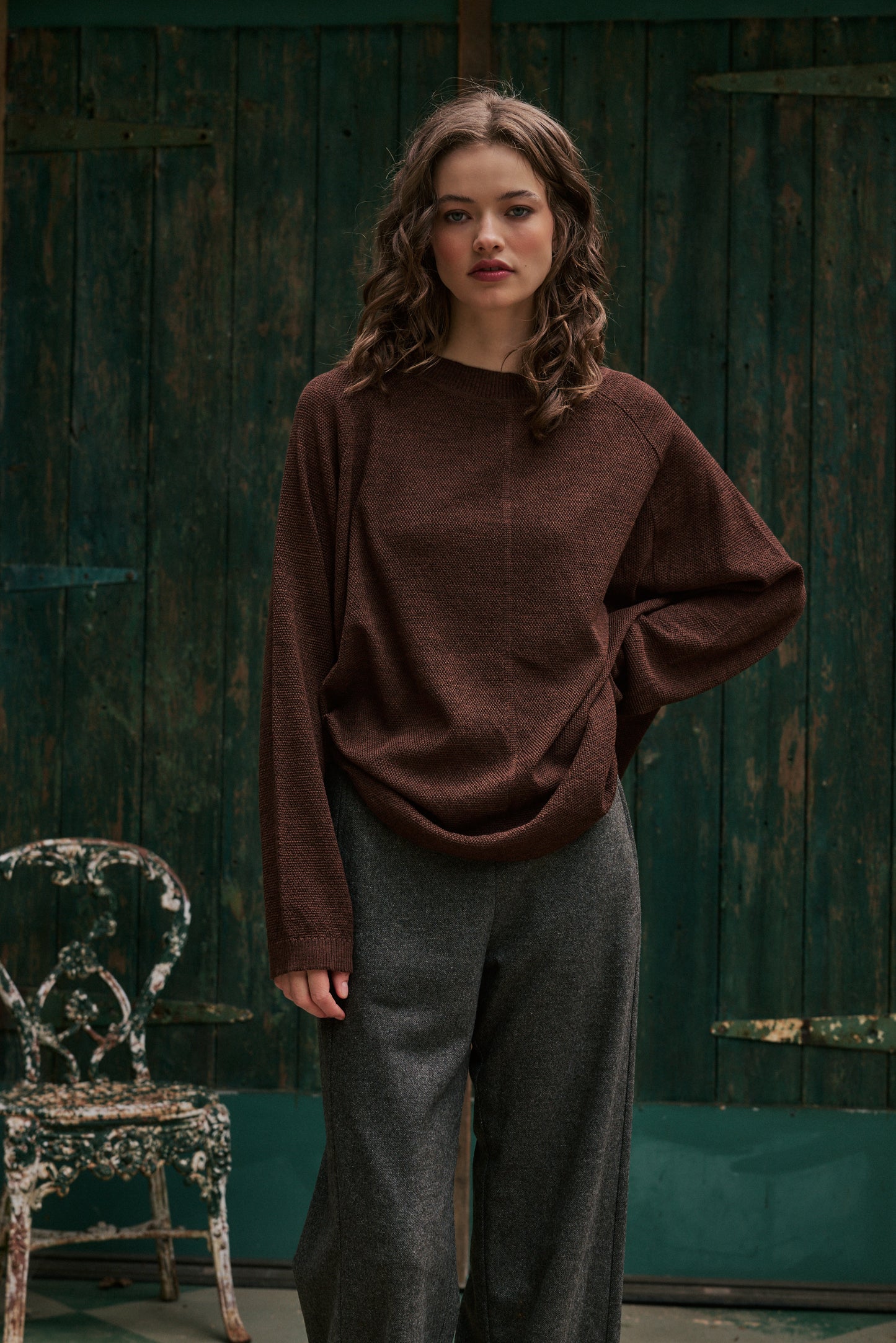 CONNOR PANT - BROWN MARLE