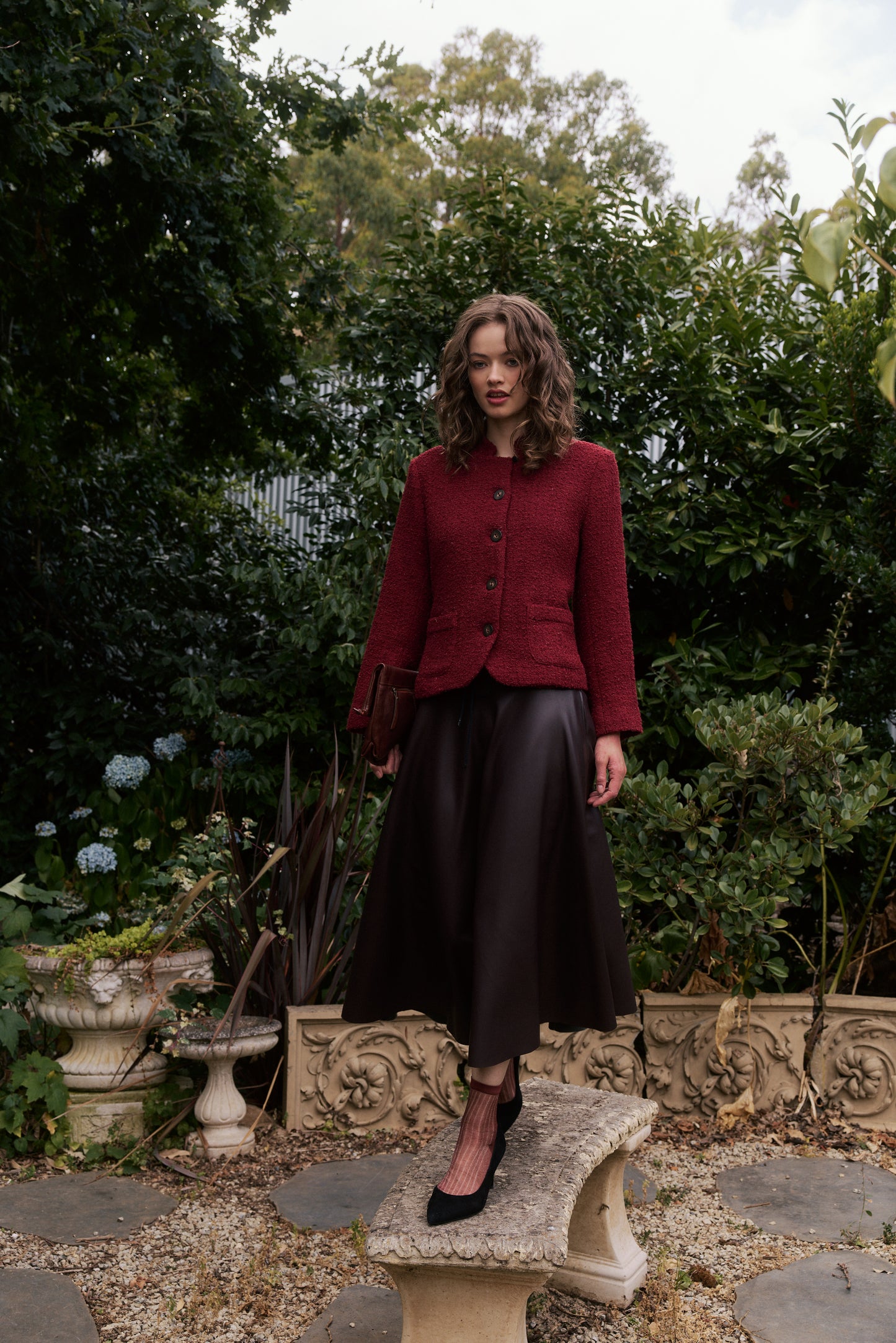 BOSELY SKIRT - CHOCOLATE