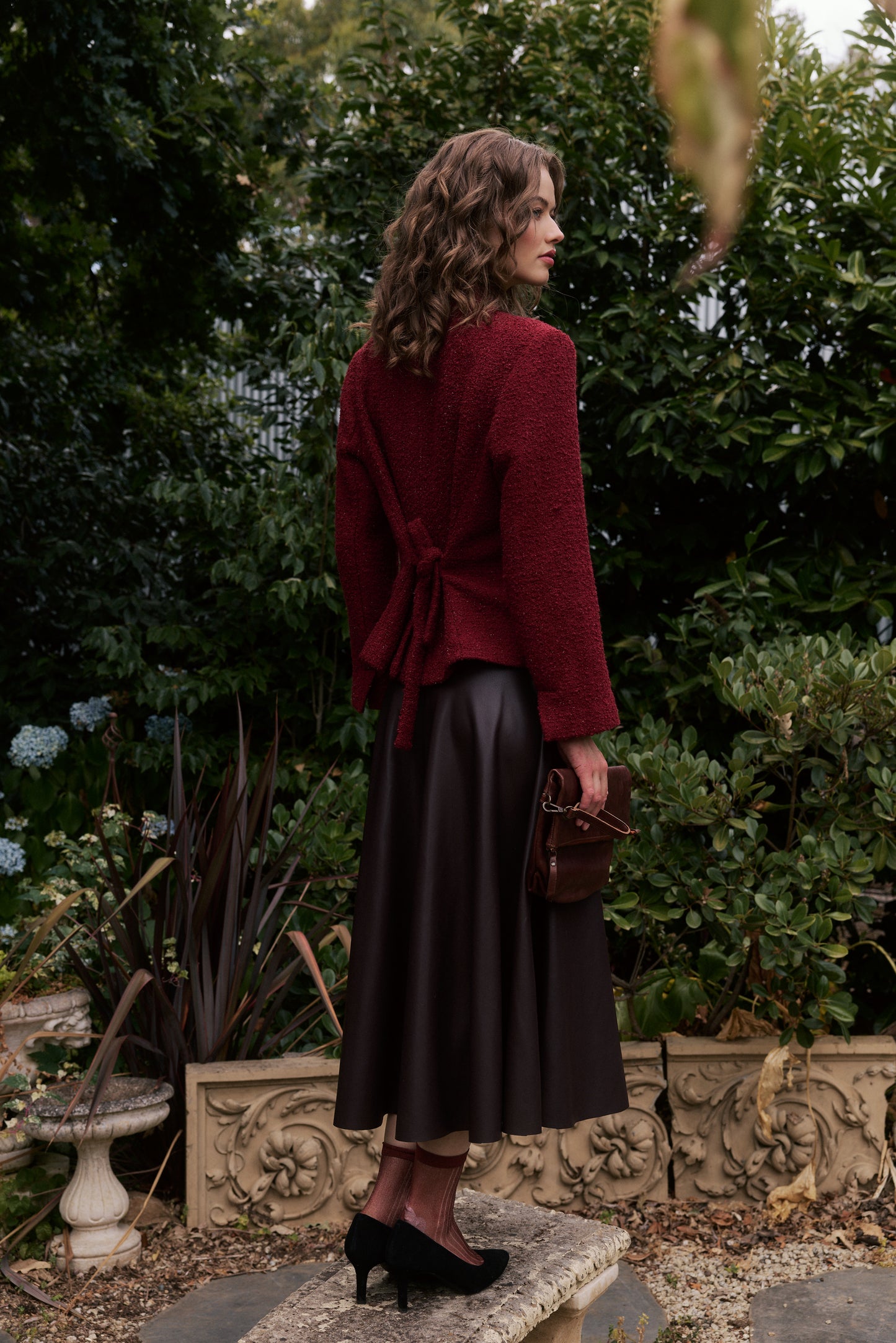 BOSELY SKIRT - CHOCOLATE
