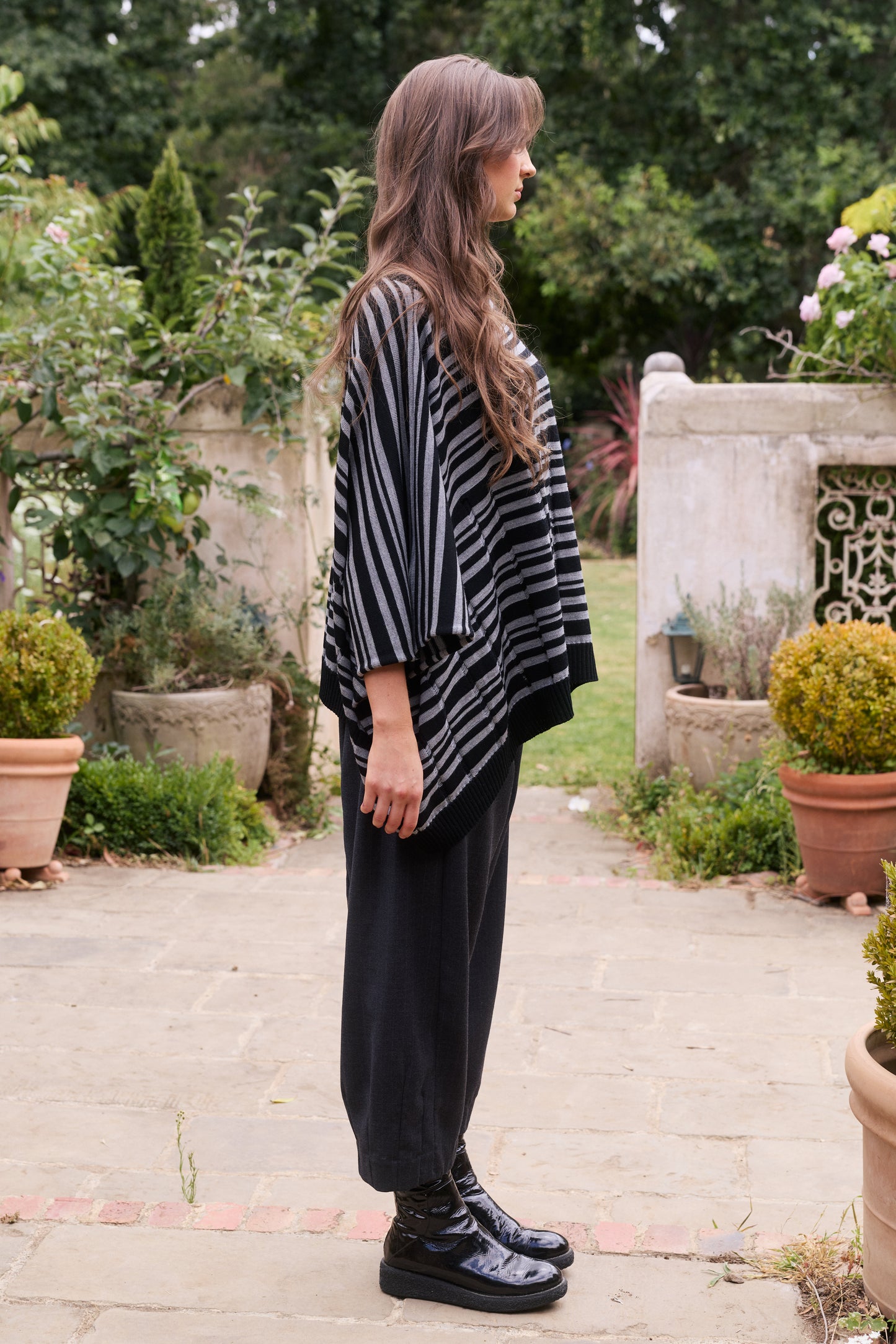 TRENT PANT - CHARCOAL PINSTRIPE