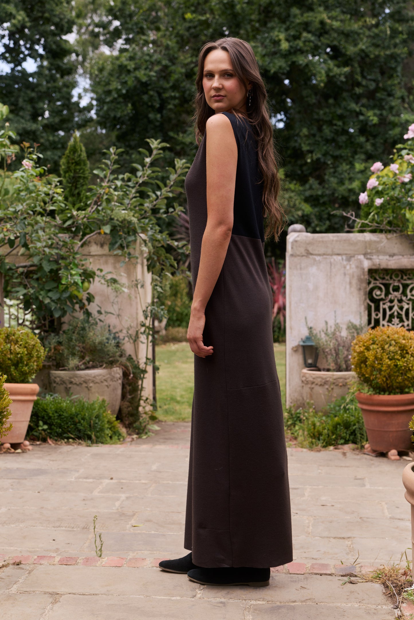 IISABEL DRESS - CHOCOLATE