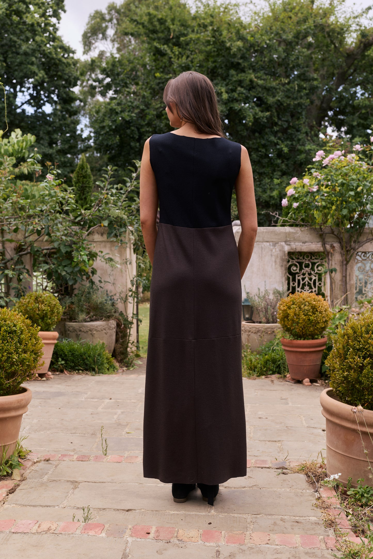 IISABEL DRESS - CHOCOLATE