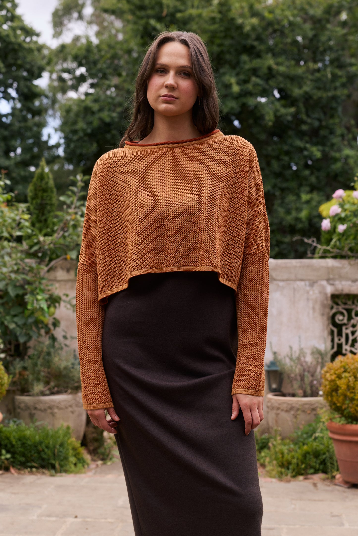 SORAYA KNIT - BURNT / TOBACCO