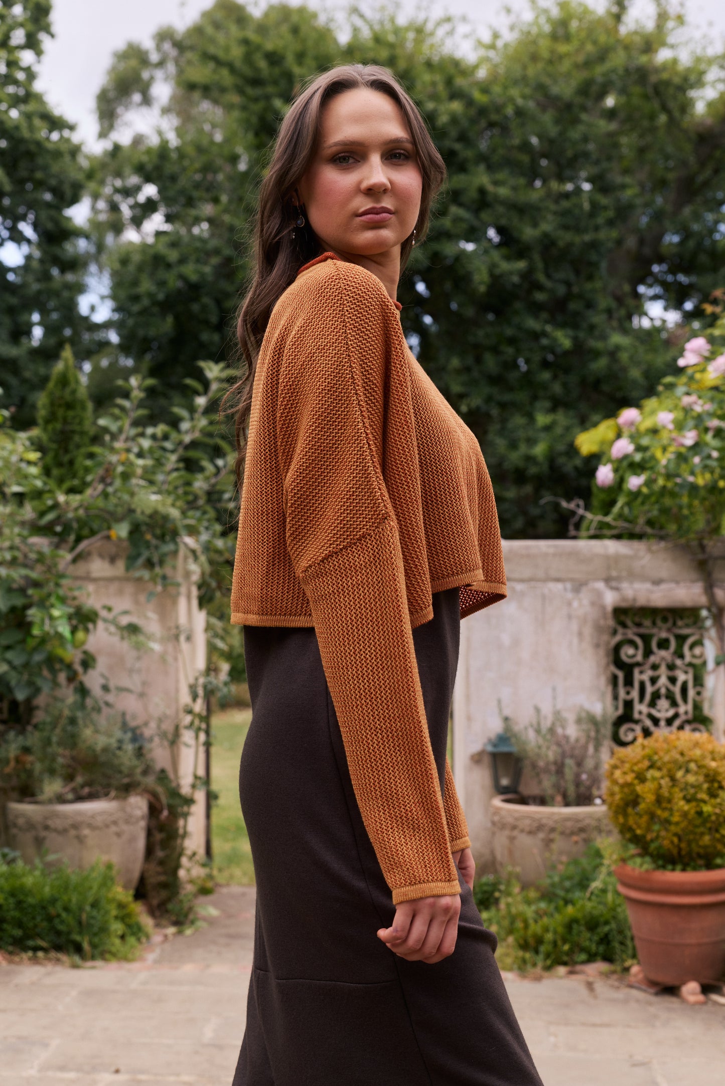 SORAYA KNIT - BURNT / TOBACCO