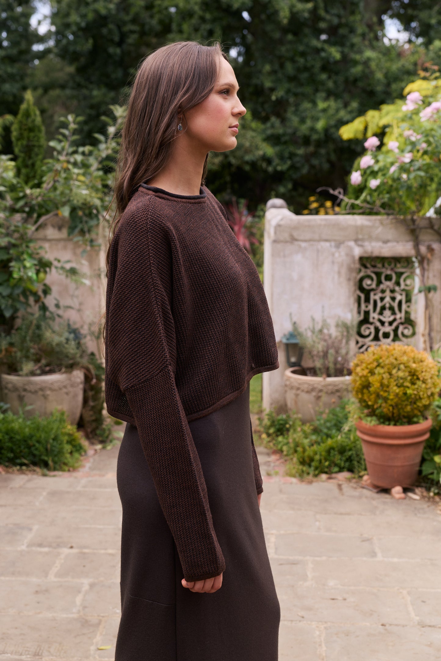 SORAYA KNIT - CHOC/CHARC