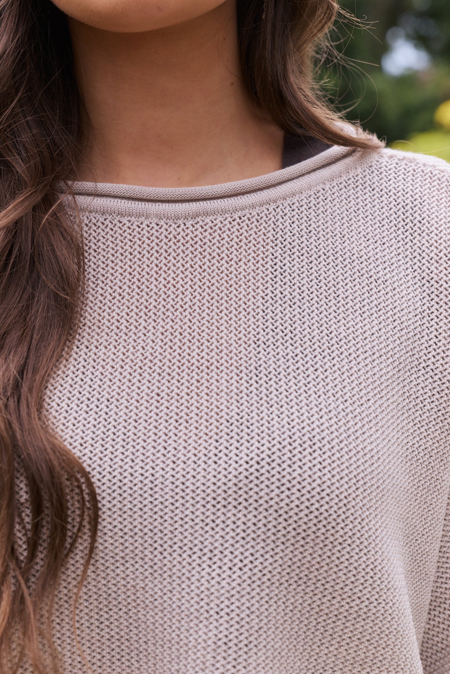 SORAYA KNIT - IVORY/WHEAT