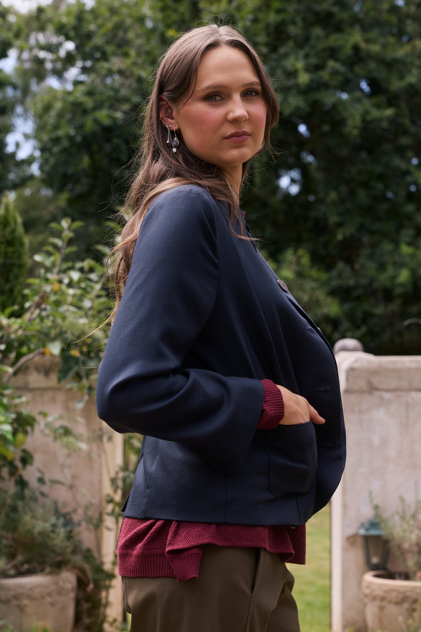 CLAUDIA JACKET - MARINE