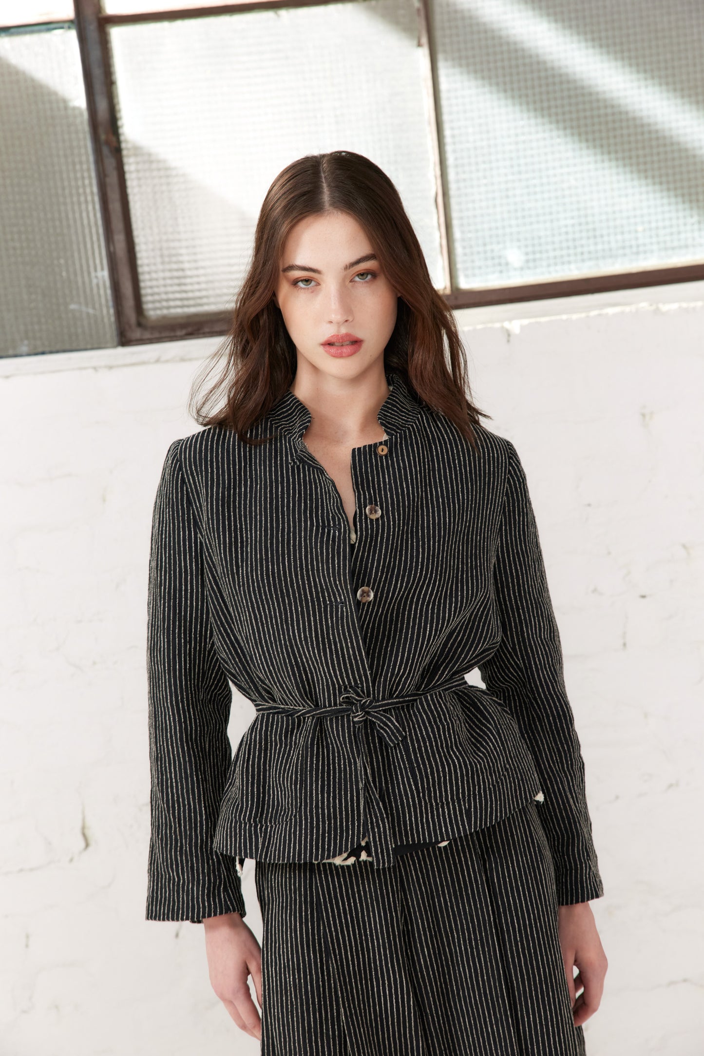 Claudia Jacket - Black Stripe