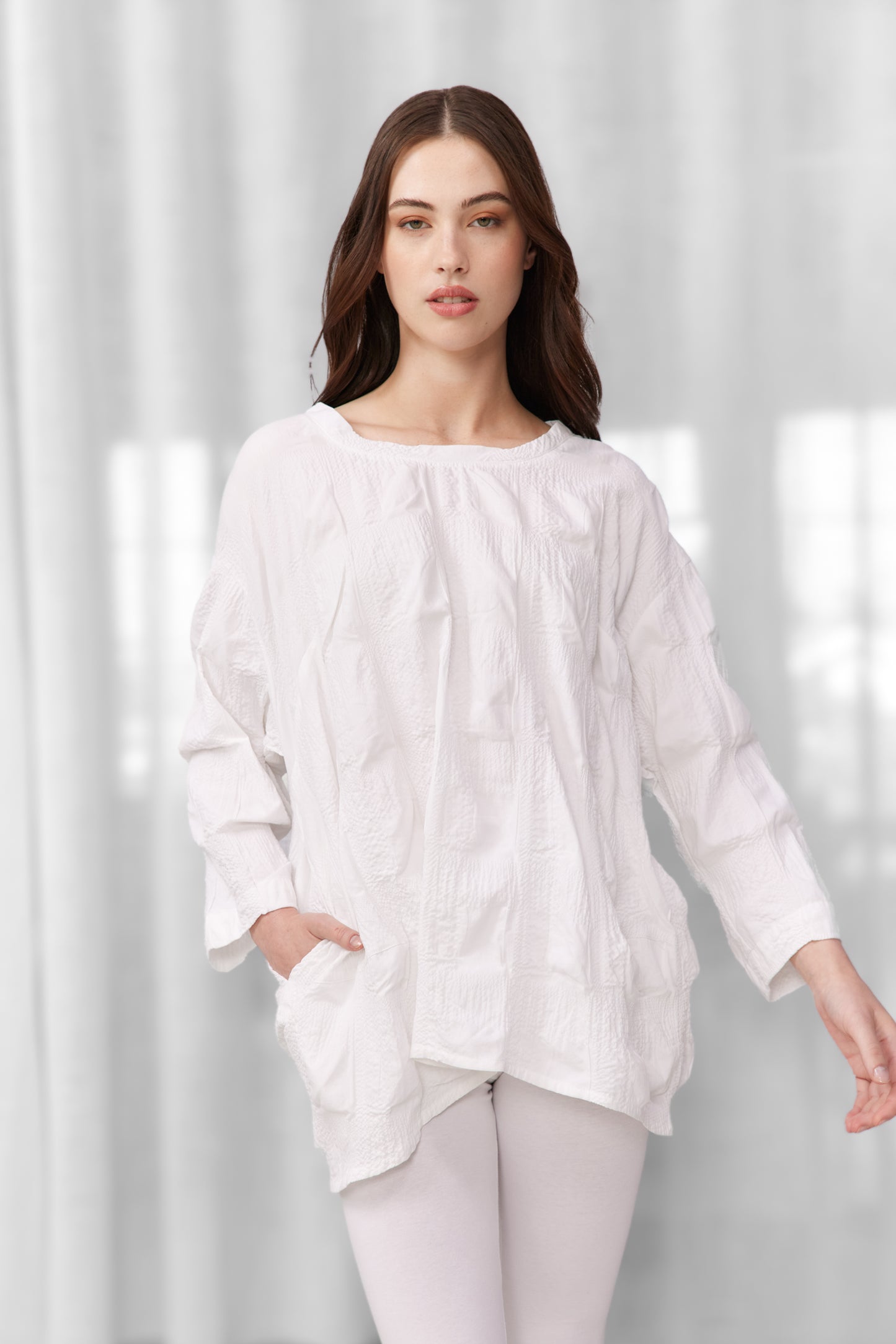 Amber Top - White Seer