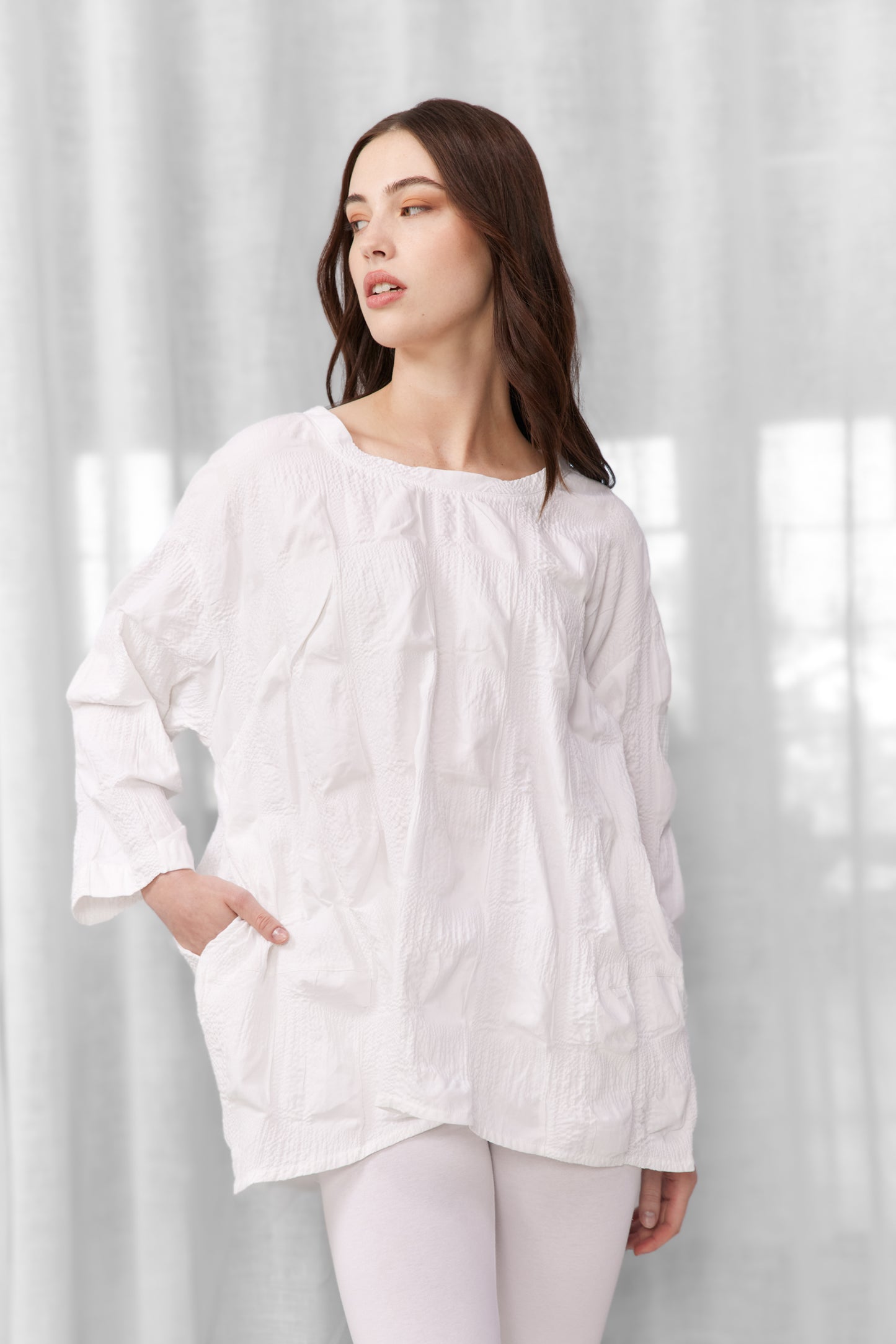 Amber Top - White Seer