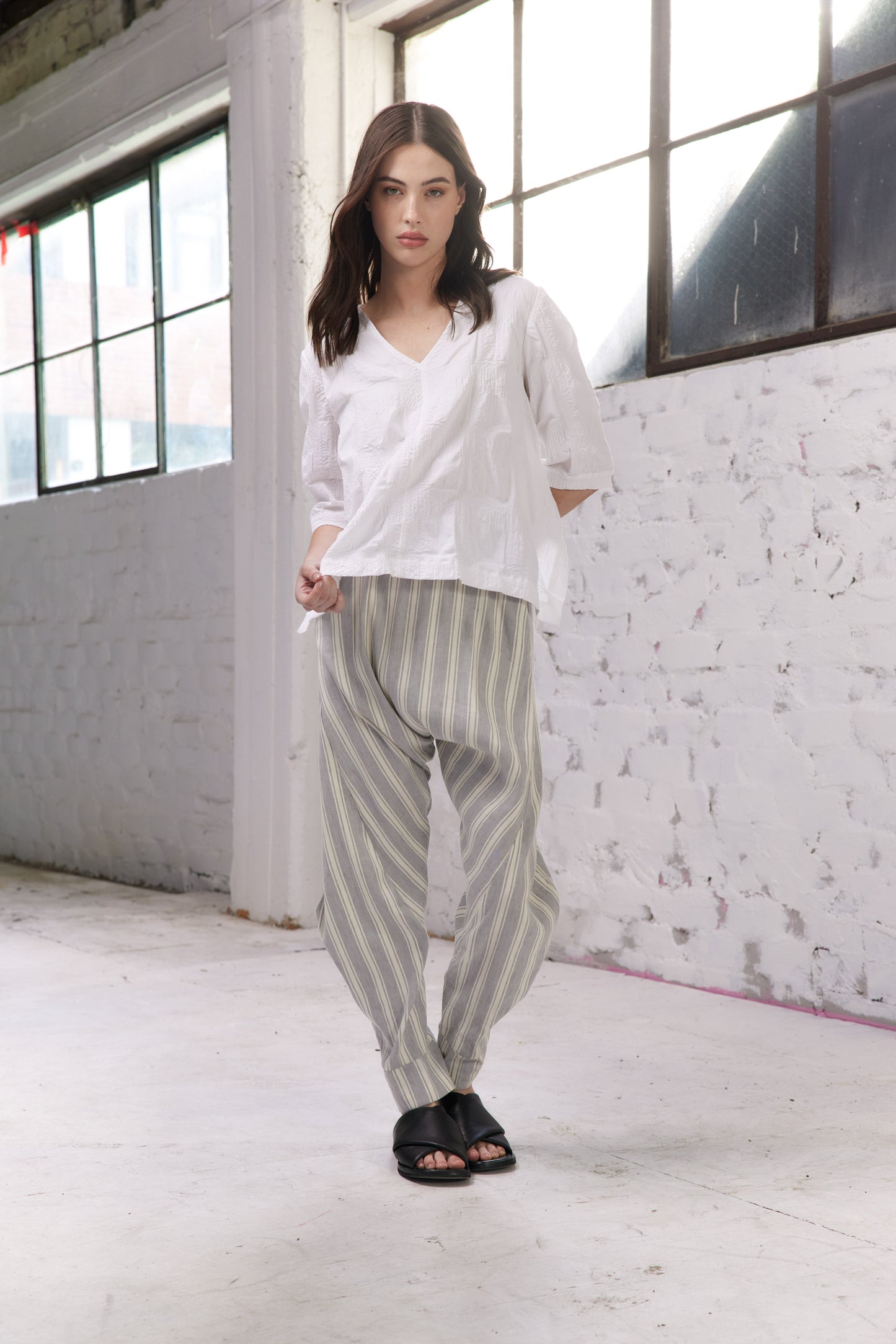 Luna Top - White Seer