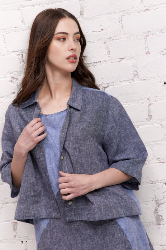 Hannah Top - Chambray