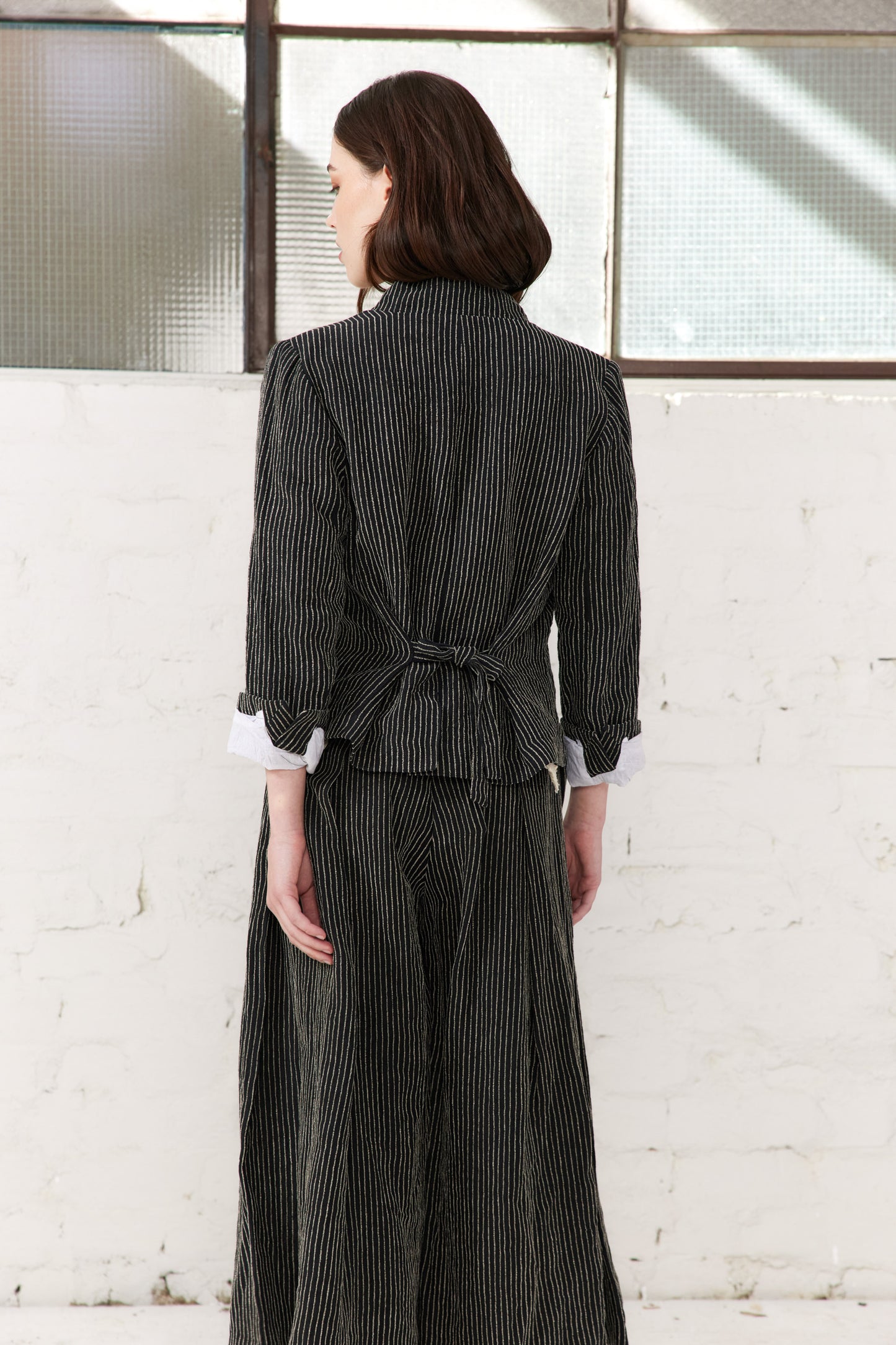 Claudia Jacket - Black Stripe