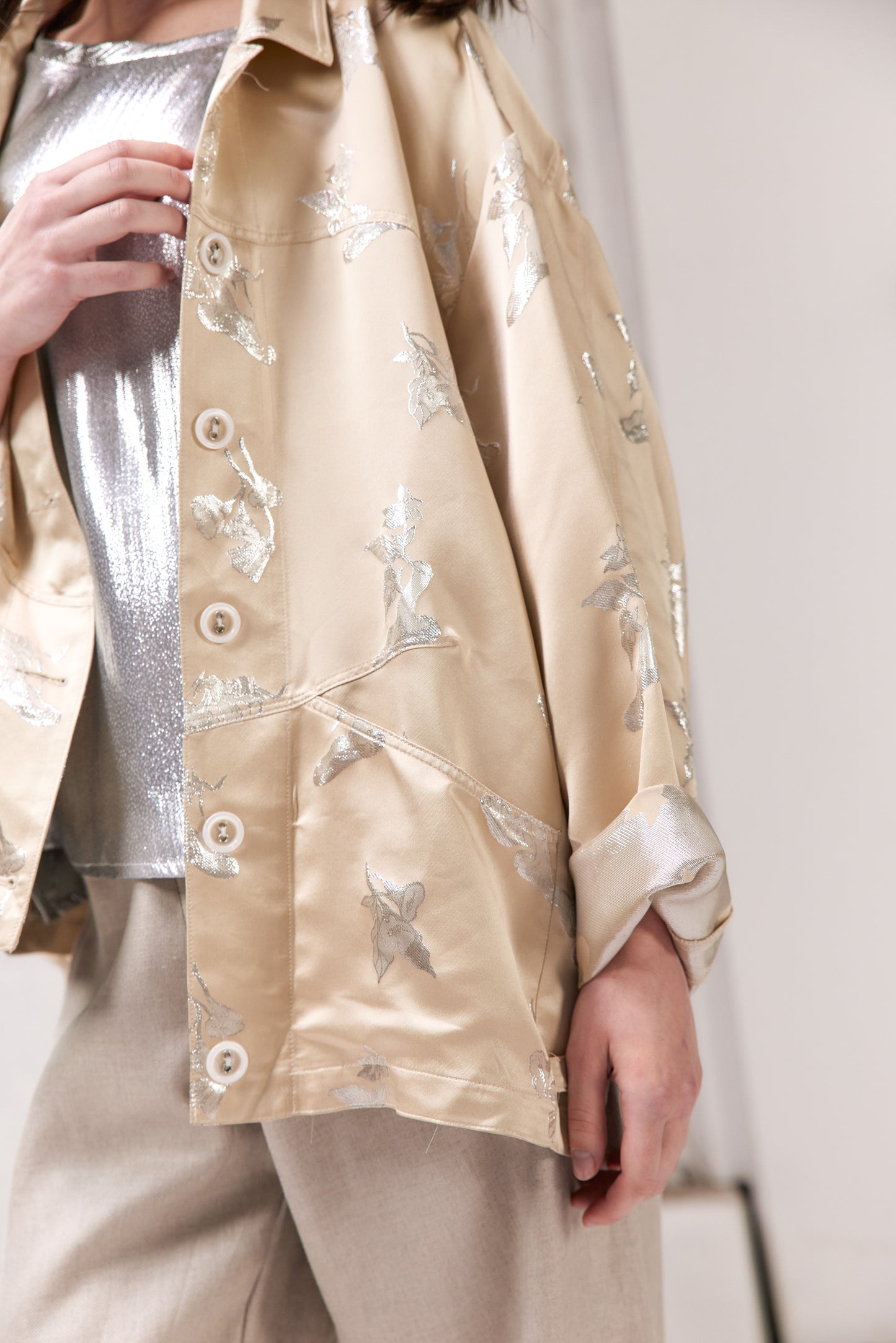 Ines Jacket - Champagne Mushroom